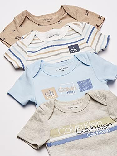 Calvin Klein baba-fiúk 4 Darab Csomag Bodysuits