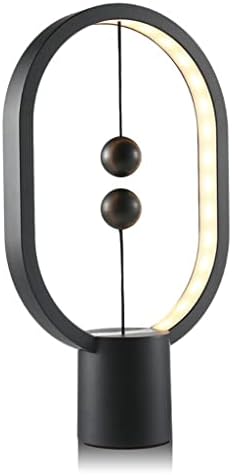 ZJHYXYH Mini asztali Lámpa Asztali Lámpa Hálószoba Lámpa Ovális Mágneses Levegő Kapcsoló szemvédő Éjszakai Fény Touch Control
