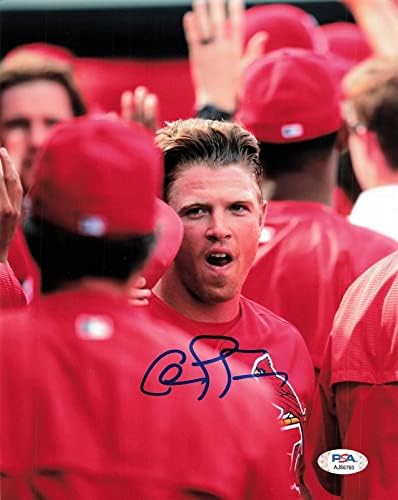 CHARLIE TILSON aláírt 8x10 fotó PSA/DNS-St. Louis Cardinals Aláírt - Dedikált MLB Fotók