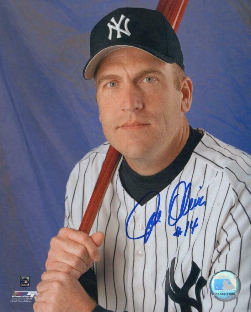 Joe Oliver New York Yankees Aláírt Dedikált 8x10 Fotó W/Coa - Dedikált MLB Fotók