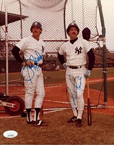 Greg Csalán Rick Cerone New York Yankees Aláírt Dedikált Fotó SZÖVETSÉG COA 8x10 - Dedikált MLB Fotók
