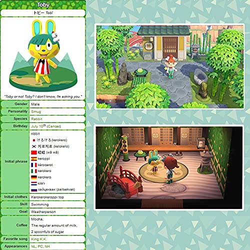 Sanrio Animal Crossing Amiibo Kártya, 6 Db Nfc Kártya Új Távlatokat RV Falusi Meghívni Bútor ACNH Kártya,Rilla, Marty, az