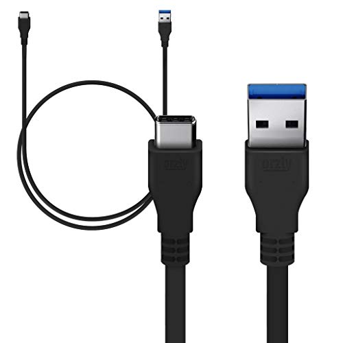 USB 3.0 C-Típusú Gyors Töltés, adatátvitel Kábel Kompatibilis a Samsung Galaxy S22 Ultra 5G! (18W Fekete 1M 3.2 ft)