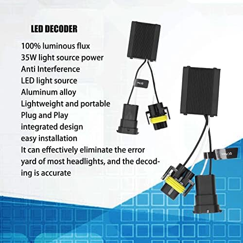 LED Ellenállás, Integrált Design Alumínium Ötvözet Anti-Interferencia LED Dekódoló LED Hibaelhárítási