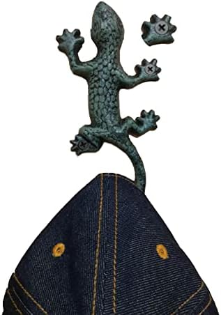 P. C Visszataszító Gecko Akasztó Horog Birtokosai Kabátok Kötények Sapka Törölköző Fal Horgok Zöld 1db