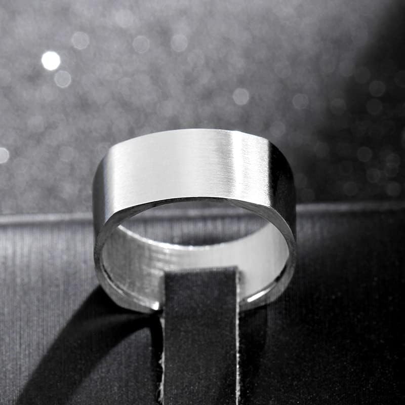 Koleso 8 mm-es Gyűrű Esküvő, Eljegyzés Tér Gyűrűk Nők Férfiak Személyre szabott Gyűrű Testre Gyűrű Vésett Gyűrű-40227