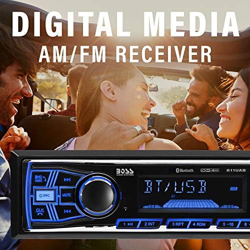 FŐNÖK Audio Rendszerek 611UAB Multimédia autórádió - Egységes Din, Bluetooth Audio, illetve kihangosított Hívás, Beépített