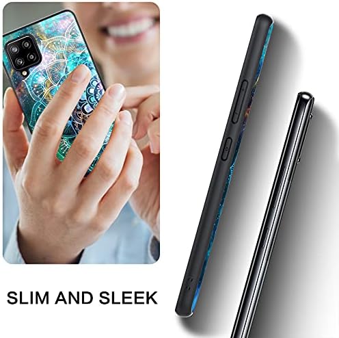 BENTOBEN Samsung Galaxy A42 5G az Esetben, Slim Fit Világít A Sötétben Ütésálló Védő Hibrid Merevlemez PC Puha TPU Lökhárító