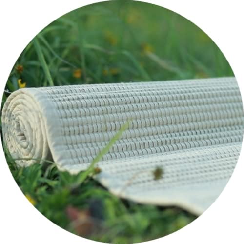 Természetes Gumi-Mentes PVC-Mentes Kémiai-Ingyenes Szag-ingyenes Kézműves Yoga mat | amit kézzel szőttek Sambu Fű, Pamut