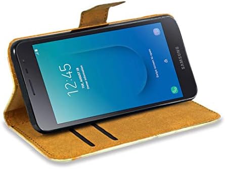 Samsung Galaxy J2 Core (2020) Esetben CaseExpert® Szép Mintát Bőr Kitámasztó Flip Táska, Pénztárca Esetben Fedezi a Samsung