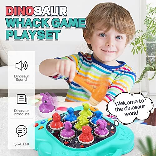 Dinoszaurusz Játékok,Interaktív Ütés Egy Dinoszaurusz Játék Egyszemélyes & Multiplayer Mód,Elektronikus Lüktető játékot Dino