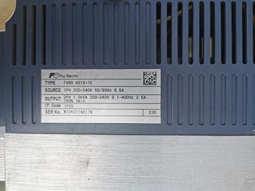 Davitu Villamosenergia - FVR0.4S1S-7C 0.4 KW, 220V inverter , használt, jó állapotban . 80% - os megjelenés , jó munka ,