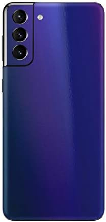 SopiGuard Matrica Bőr Samsung S21 Precíziós Edge-to-Edge Hátsó Panel Matrica (3M Csiszolt Fekete)