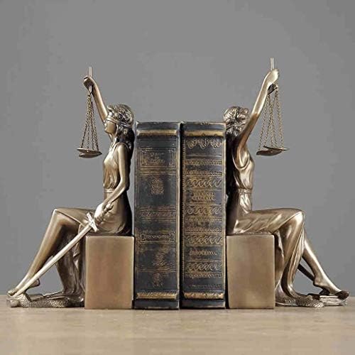 Könyvtámasz Gyerekeknek Európai lakberendezési Könyvtámasz Igazságszolgáltatás Istennője, Kézműves Díszek Könyv 3.5x11x26cm