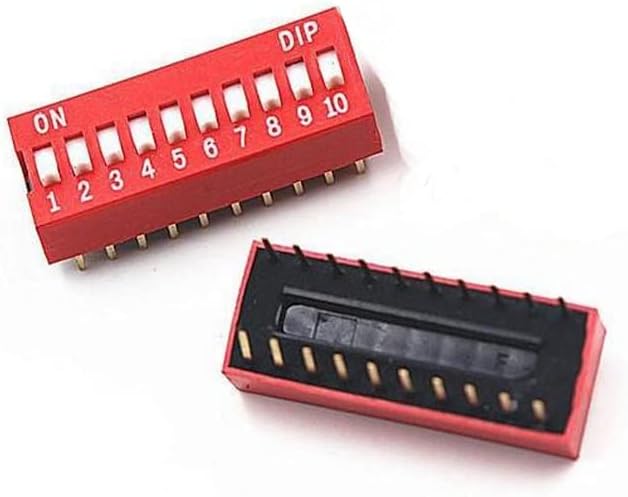 50PCS/Sok Tárcsázási kód váltókapcsoló 10P 10PIN DIP Kódolás 2.54 mm
