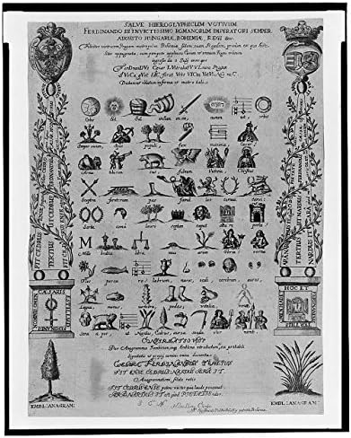 HistoricalFindings Fotó: Salve hieroglyphicum votivum,Császár Ferdinánd, III., 1652,német-Római Császár