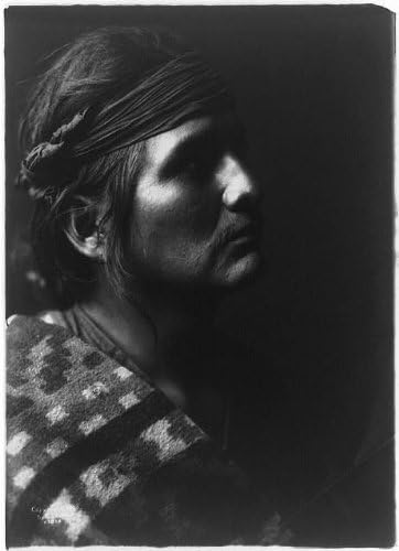Fotó: Egy Főnök A Sivatagi Törzsi Vezető,az Indiánok Észak-Amerikában,Edward Curtis,c1904