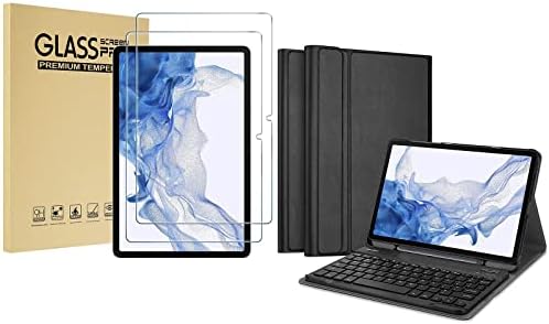 ProCase Edzett Üveg Képernyő Védő Csomag Billentyűzet tok Galaxy Tab S7 Plus 12.4 hüvelyk 2020-as Kiadás
