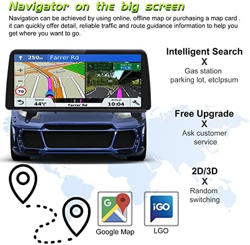 12.3 hüvelykes Autós GPS Navigátor Auto Hifi Blu-ray Érintőképernyős BMW X5 X6 E70 E71 a iDrive Rendszer Megtartott CarPlay