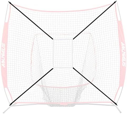 AOLIGEIJS Állítható Strike Zone Célpont a Baseball Nettó, Gyakorlat Dobott, Üti a Pontosság,a 6x6,7x7, vagy 8x8 Méteres Hálóval