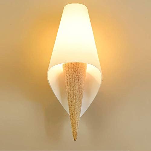 OZZKI Fali Lámpa Fali Lámpa Hálószoba Fali Lámpa Művészi Fából készült LED-es Éjjeli Nappali, Folyosó, Lépcsőház Sétány Lámpa