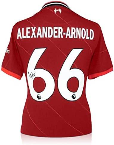Trent Alexander-Arnold Aláírt Liverpool 2021-22 Foci Mez - Dedikált Foci Mezek