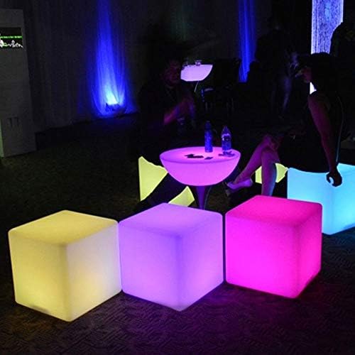 Party LED Világító Tér Széklet Udvar lámpa Kreatív Színes Széklet Udvar lámpa, Beltéri, Éjszakai Fény Újratölthető Fél Beltéri