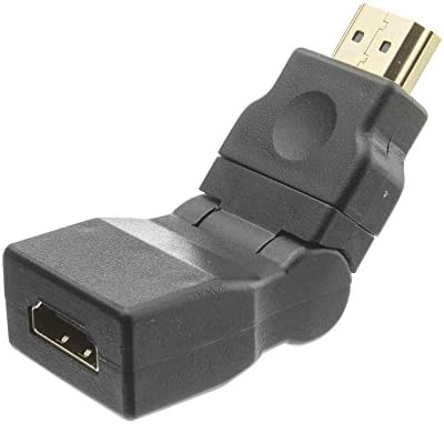 CableWholesale HDMI High Speed Forgatható Adapter, HDMI-Típusú Férfi-Típusú HDMI-Egy Nő, Forog, 360 Fokkal Fordítja el a