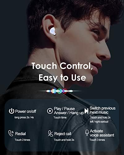 Igaz, Vezeték nélküli Fülhallgató, Bluetooth Fülhallgató iPhone Android Blue Tooth 5.0 fülhallgató TWS Vezeték nélküli Fülhallgató