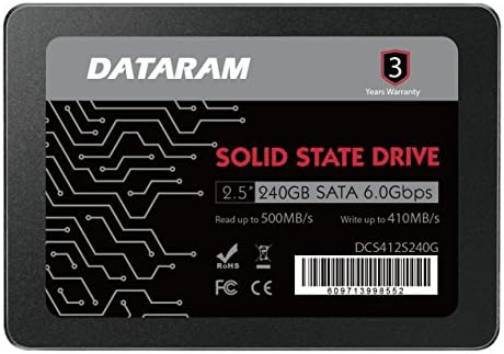 Dataram 240GB 2,5 SSD Meghajtó szilárdtestalapú Meghajtó Kompatibilis ACER Aspire GX GX-281-UR11