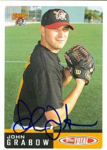 Autogramot Raktár 586070 John Grabow Dedikált Baseball Kártya - Pittsburgh Pirates - 2002 Topps Összesen 693 No.
