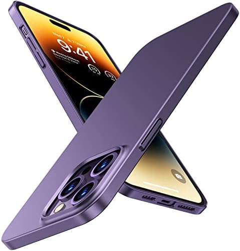 TORRAS Slim Fit Tervezett iPhone 14 Pro Max Telefon Esetében 6.7 inch, Ultra-Vékony, 14 Pro Max Esetben 2022, Könnyű, Nehéz,