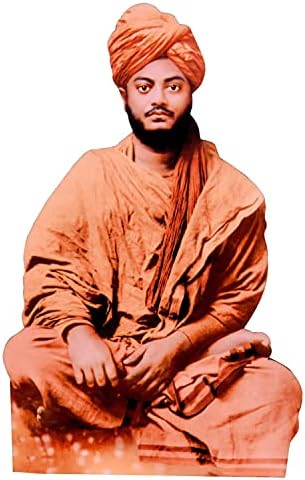 Vils Swami Vivekananda/Narendra/ Swamy Ji Isteni Szent Áldás Fa & Műanyag Szobor/Képkeret Backstand (Méret - 4 inch X 6 hüvelyk)-