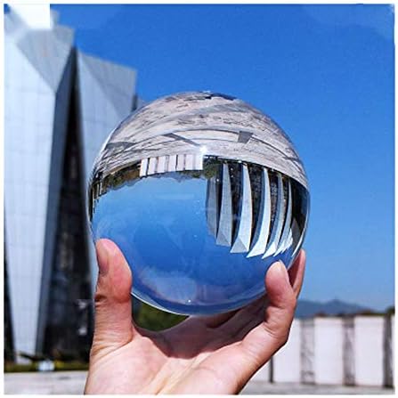 DDDCM Tiszta Zoom Labdát Globe Kristály Üveg Labdát Állni Gömb Fotózás Dekoráció Otthon Dekoratív Golyók (Méret : 80mm)