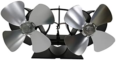 GaYouny Hő Self-Powered Kandalló Kályha Tetején Csendes Ventilátor 8 Pengék 2 Monitorok Alumínium Hatékonyan Meleg Nagy Szoba