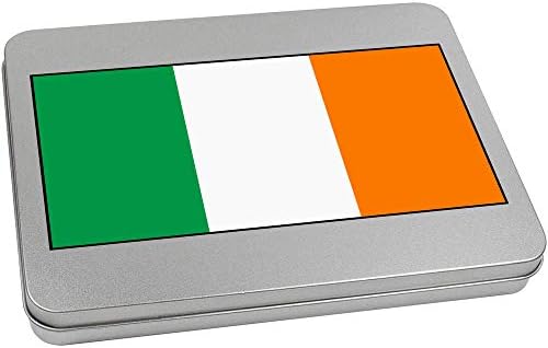 Azeeda 95mm 'Írország Zászló' Fém Csuklós Tin/Tároló Doboz (TT00104050)