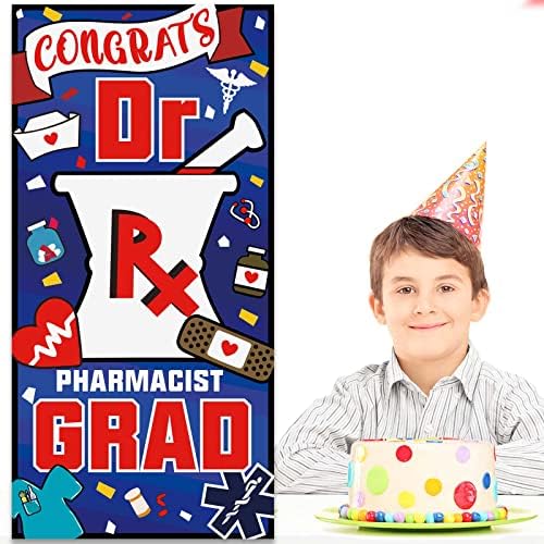 Gratulálok Orvos Dr. Orvosi Grad 2022 Banner Hátteret Háttér Rx Diplomások Téma Dekoráció Gyógyszerész, Orvos Érettségi Fél