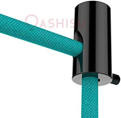 OASHISU 2 Csomag Lámpa Horog Fekete Szajré Medál Világítás Kampó Szövet Elektromos Kábel Csillár Mennyezeti lámpa, Kábel