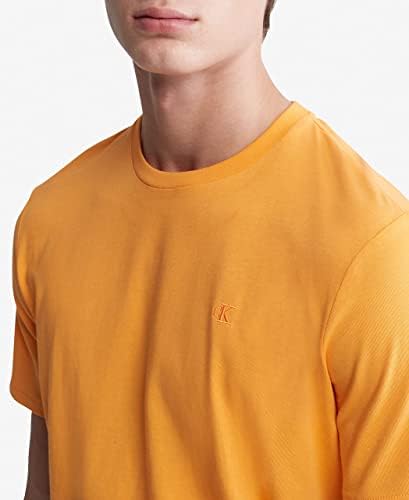 Calvin Klein Férfi Sima Pamut Szilárd Sleeve T-Shirt