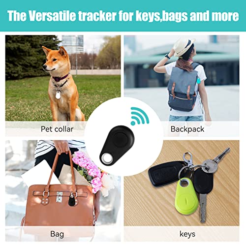 Elem Tracker Bluetooth Nyomkövető kulcskereső Elem Lokátor a Gyerek Pet Kulcsok Pénztárca [4 Csomag]