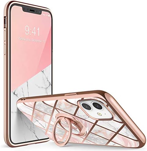 i-Blason Cosmo Snap az Esetben Tervezett iPhone 11 (2019 Kiadás), Vékony, Beépített, 360° Forgatható Gyűrű Jogosultja Kitámasztó