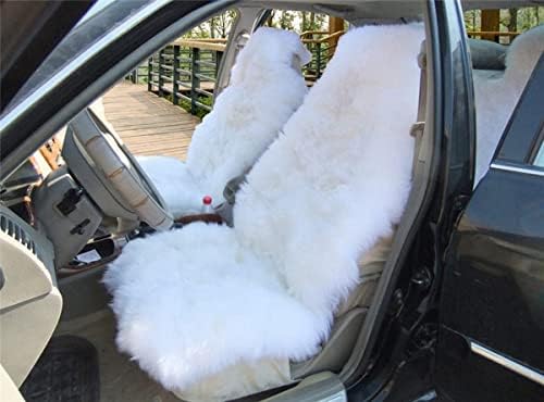 Gracefur Valódi Ausztrália Báránybőr autósülés Fedezze Luxus Hosszú Gyapjú Első üléshuzatok Illeszkedik a Legtöbb Autó, Teherautó,