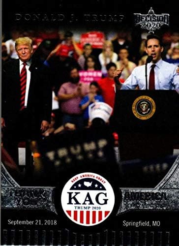 2020 Levél Határozat Tartani Amerika Nagy Rally KAG17 Springfield, MO Trading Card