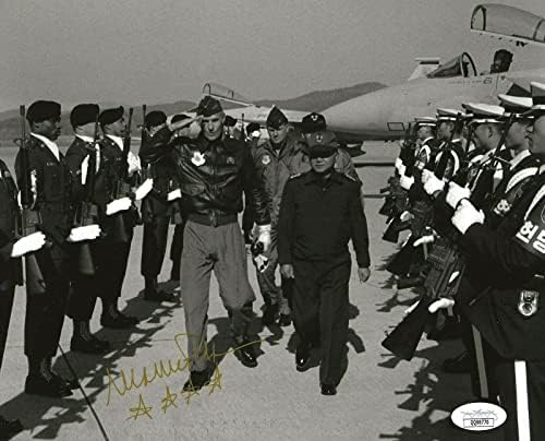 Merrill McPeak, 4 csillagos Általános USA légierő aláírt 8x10 fotó dedikált 2 TÁRSASÁGGAL - Dedikált Főiskola Fotók