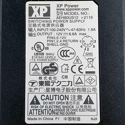XP AEH80US12 AC Adapter 5-Pin 12V 6.6 EGY Kapcsolóüzemű Tápegység a Kábel