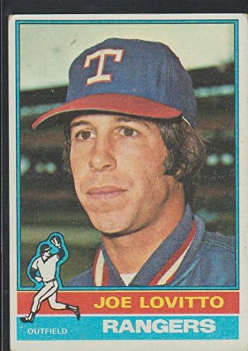 1976 Topps Joe Lovitto Rangers Baseball Kártya 604