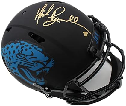 Mark Brunell Aláírt Jacksonville Jaguars Sebesség Hiteles Napfogyatkozás NFL Sisak - Dedikált NFL Sisak