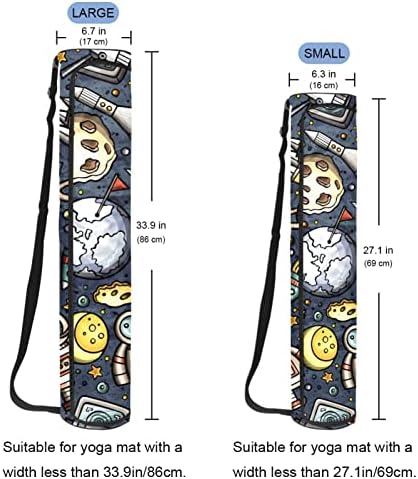 Űrhajó Galaxy Rakéták Bolygó Astronaur Jóga Matrac-Hordozó Táska vállpánt Jóga Szőnyeg Táska, sporttáska Táska