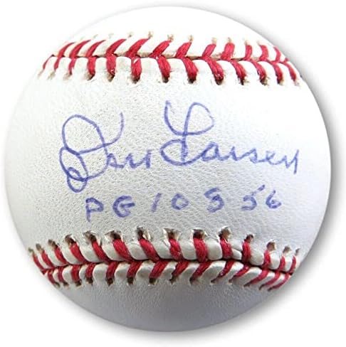 Ne Larsen Aláírt Autogramot Yankees Baseball PG 10-8-56 Írva SZÖVETSÉG AI97765 - Dedikált Baseball