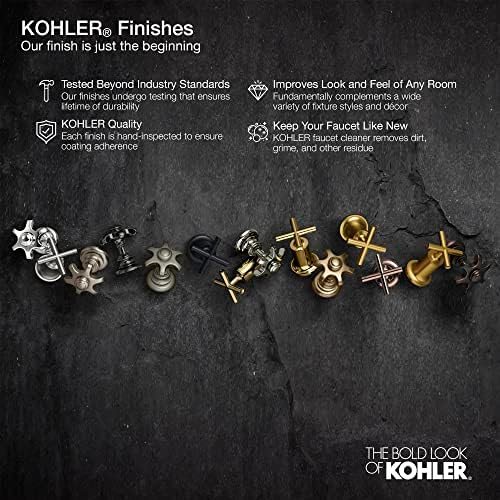 Kohler T26439-4-BN Hang Elterjedt Falra Szerelhető Mosdó Csaptelep Berendezés, Élénk matt Nikkel